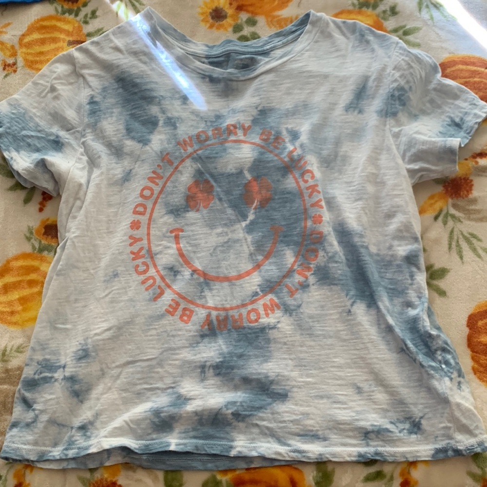 Lucky brand tie dye tee small new with out tags